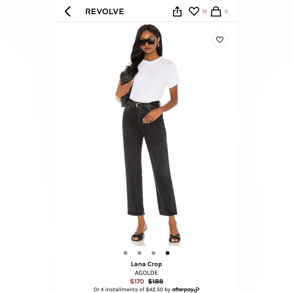 AGOLDE Lana Crop Jeans